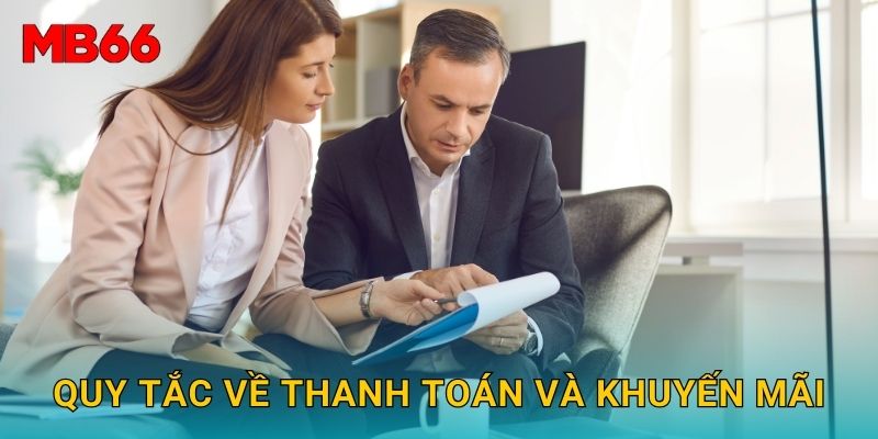 Quy tắc về thanh toán và khuyến mãi
